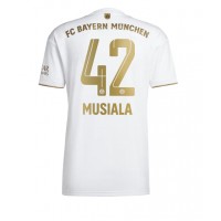 Bayern Munich Jamal Musiala #42 Fußballbekleidung Auswärtstrikot 2022-23 Kurzarm